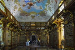 Frescoes within Melk Abbey Library