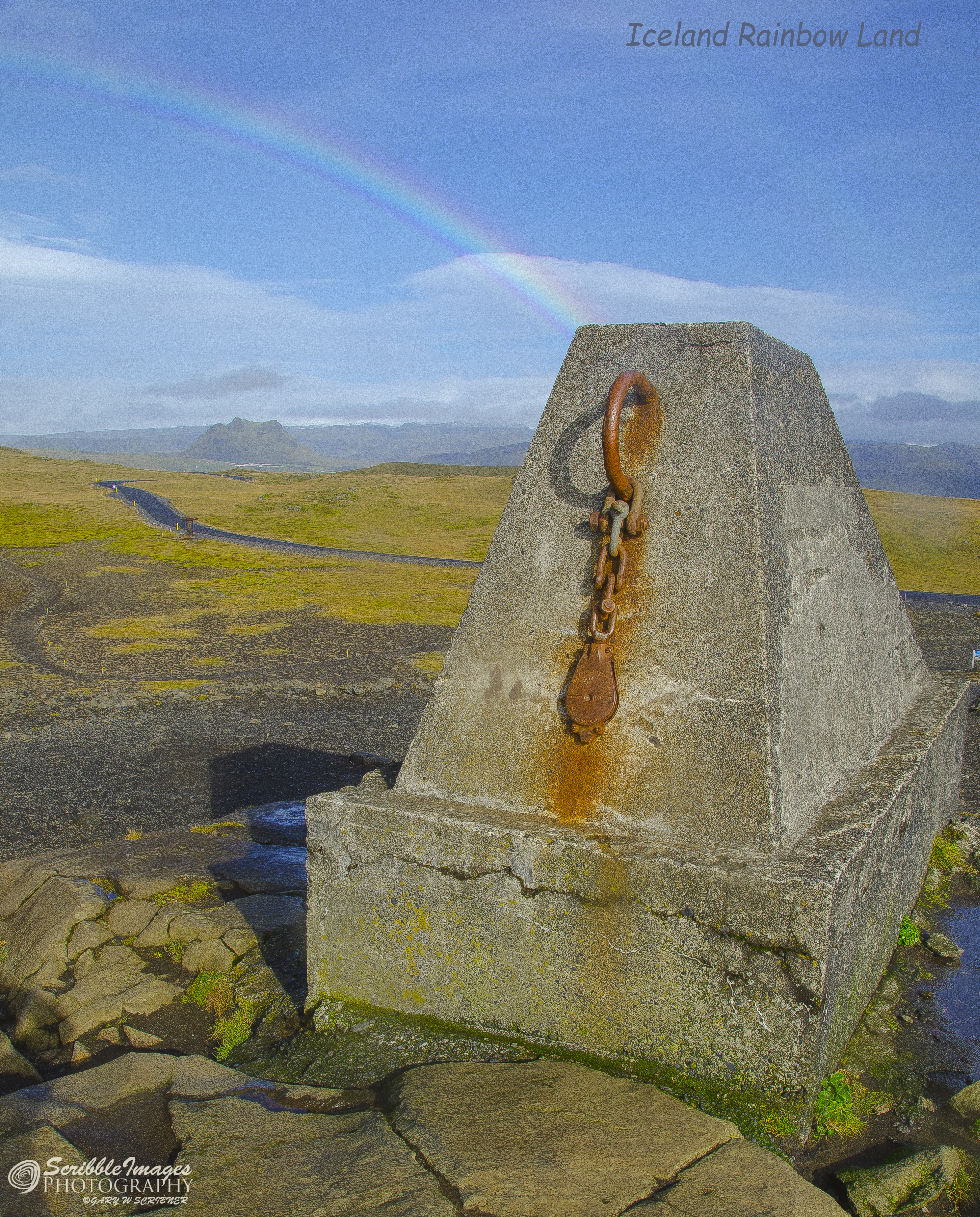 Iceland Rainbow, Kirkjufjara Beach