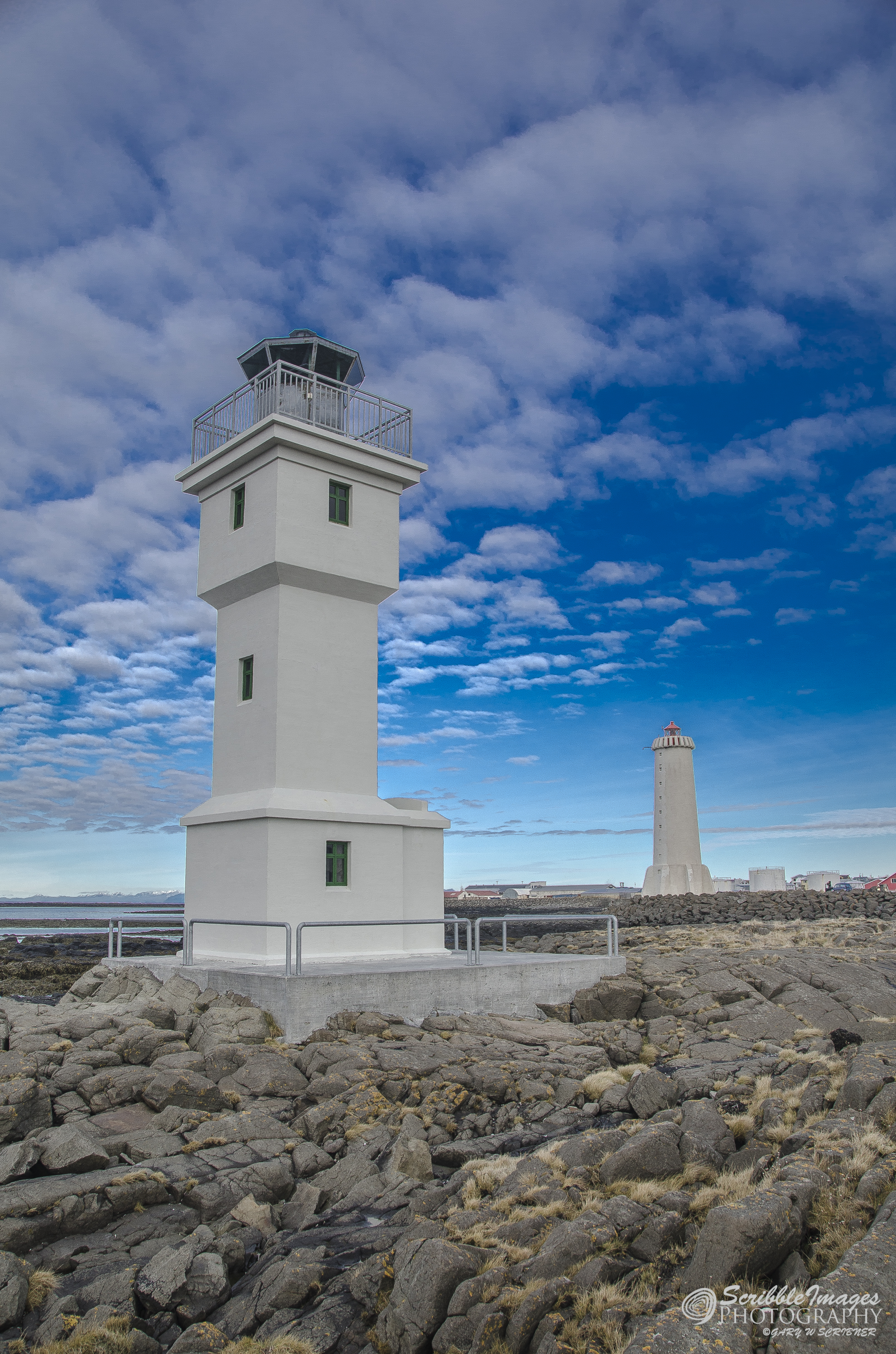 Old and New Akranes Lighthouse