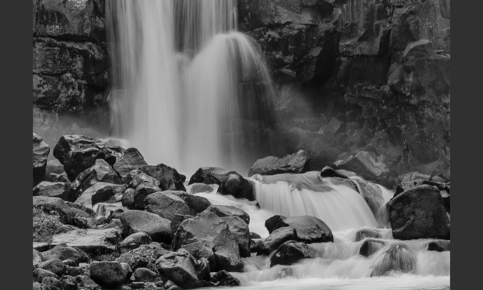 ICELAND_D7000_1994 B&W Cropped 11x14_Low; Image Shot on 23 September 2013 Nikon D7000 @ 34mm (18-200mm) ISO 100 - f/22.0 @ 0.4 sec